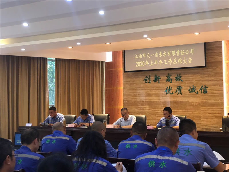 天一公司召开2020年上半年工作总结大会