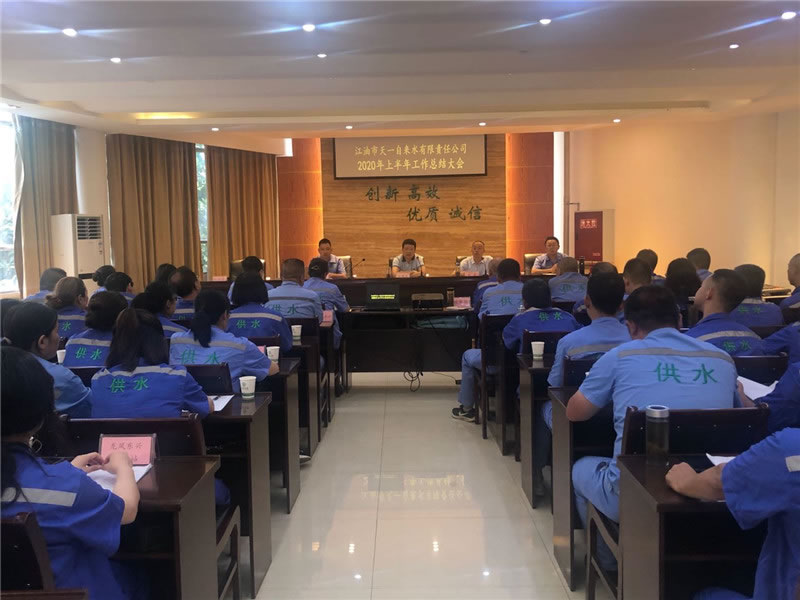 天一公司召开2020年上半年工作总结大会